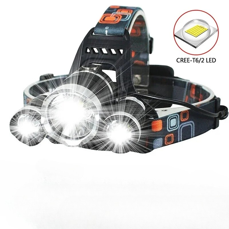 Headlamp Waterproof Rechargeable - Super Bright Rechargeable LED Fishing Headlamp