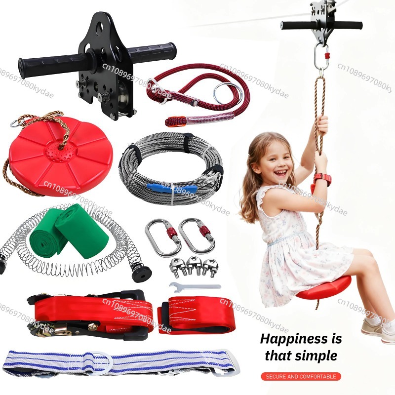 Outdoor Adventure Activities For Kids - Kids Zip Line Kit Backyard Outdoor