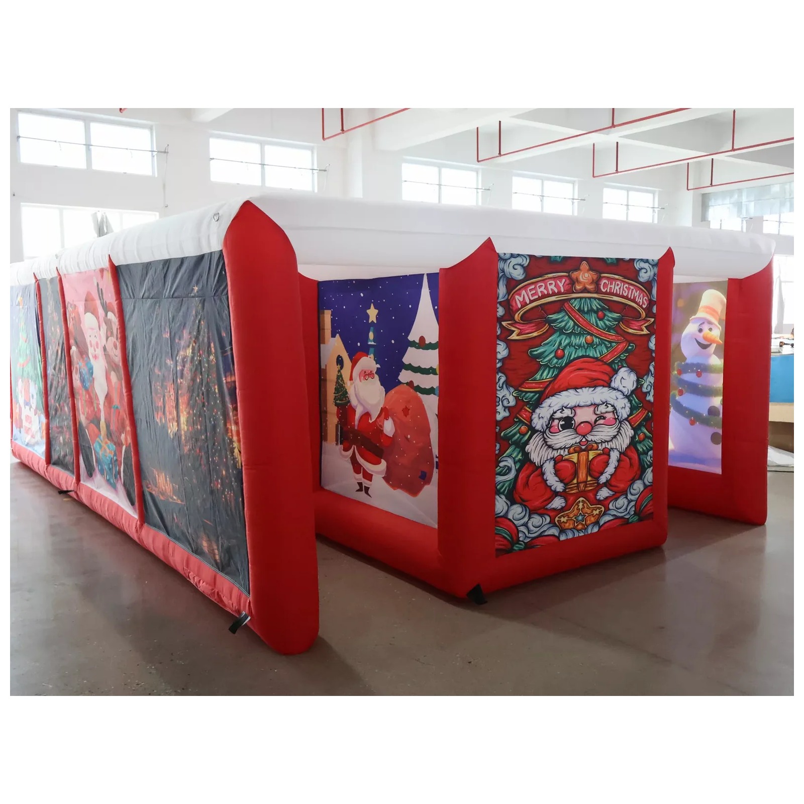 Outdoor Adventure Rentals - Outdoor Red Covered Inflatable Maze 4X6m