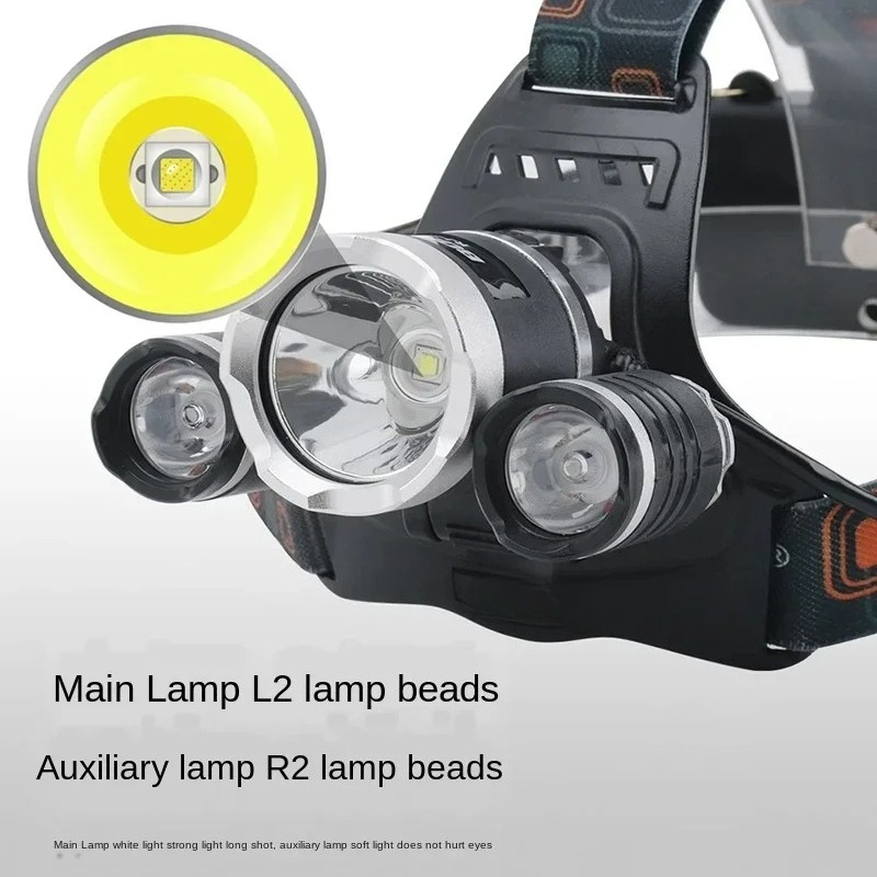 Super Bright Rechargeable LED  - Headlamp Waterproof Rechargeable ulasan dan harga