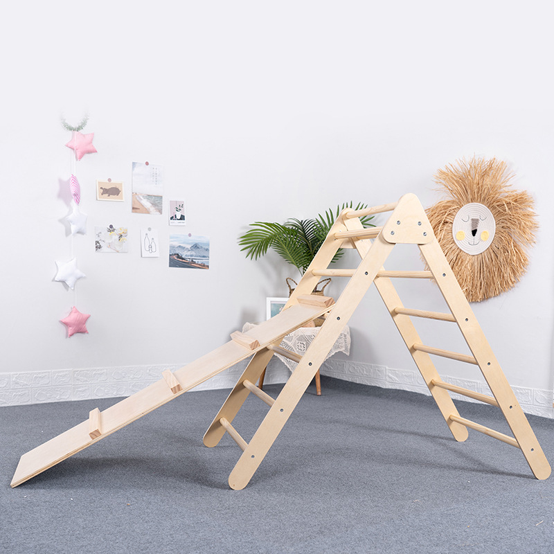 Foldable Wooden Triangle Climb - Outdoor Adventure Activities For Kids ulasan dan harga