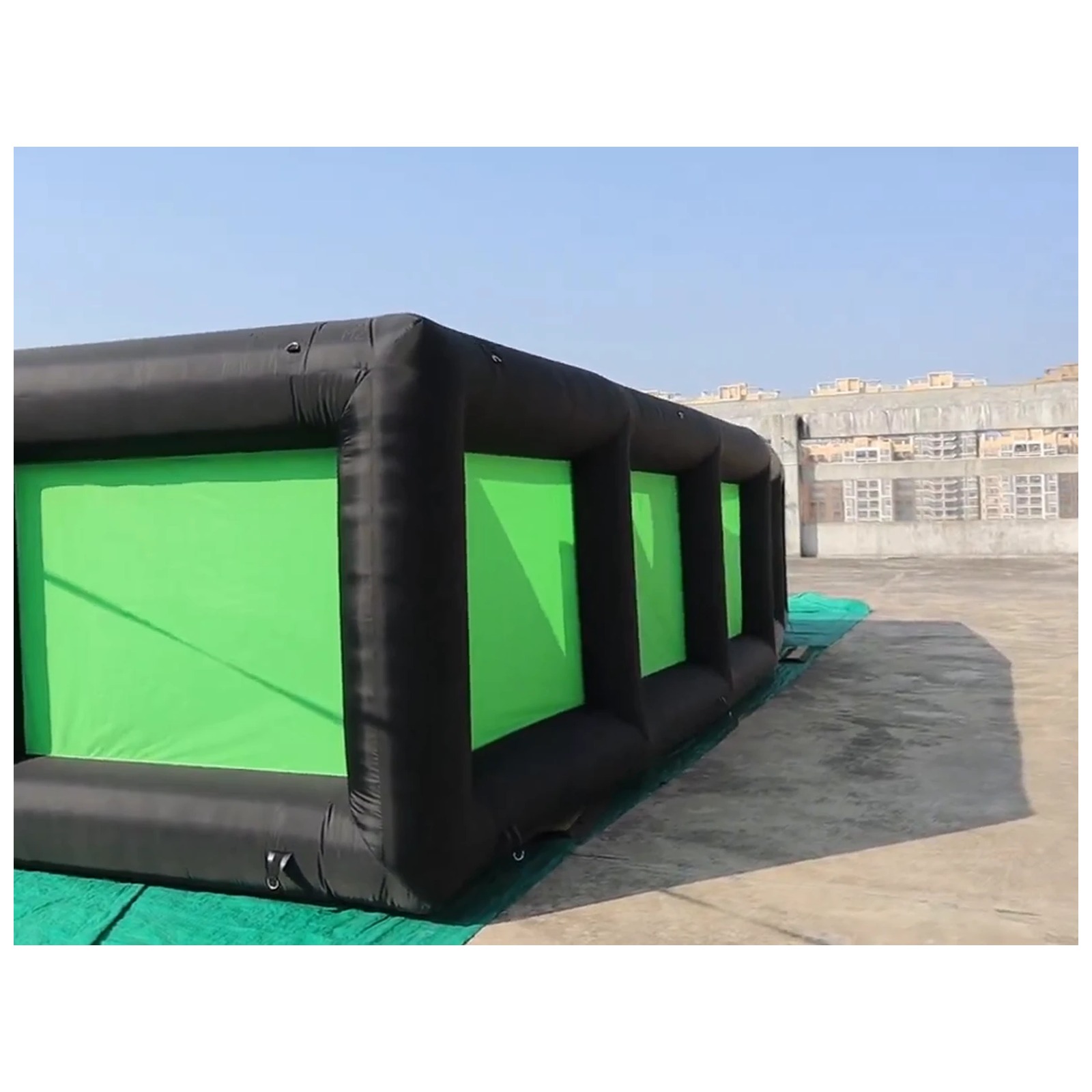 Outdoor Black Green Inflatable - Outdoor Adventure Rentals ulasan dan harga