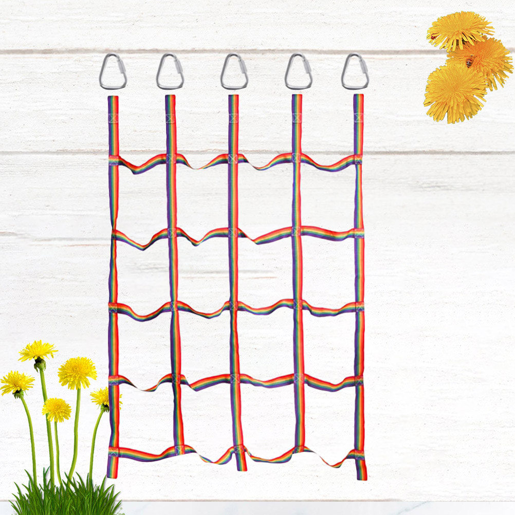 5Pcs Kids Climbing Net Rainbow - Outdoor Adventure Activities For Kids ulasan dan harga