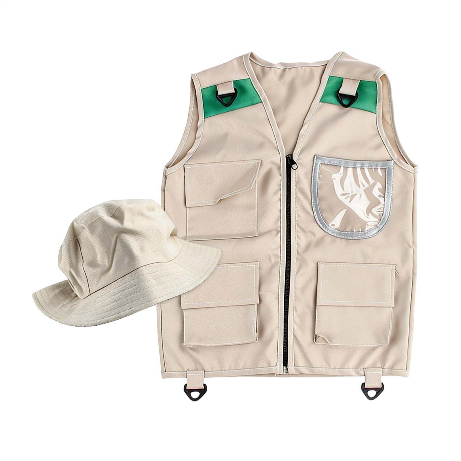 Kids Costume Vest Hat ,Nature  - Outdoor Adventure Activities For Kids ulasan dan harga