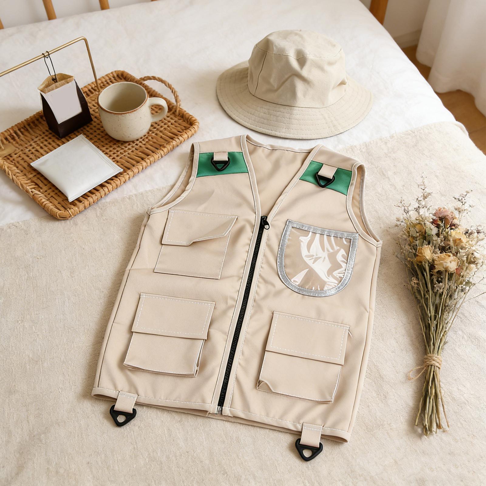 Kids Costume Vest Hat ,Nature  - Outdoor Adventure Activities For Kids ulasan dan harga