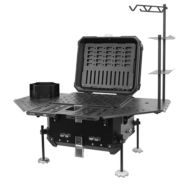 Multi-functional Aluminum Allo - Outdoor Adventure Table With Storage ulasan dan harga