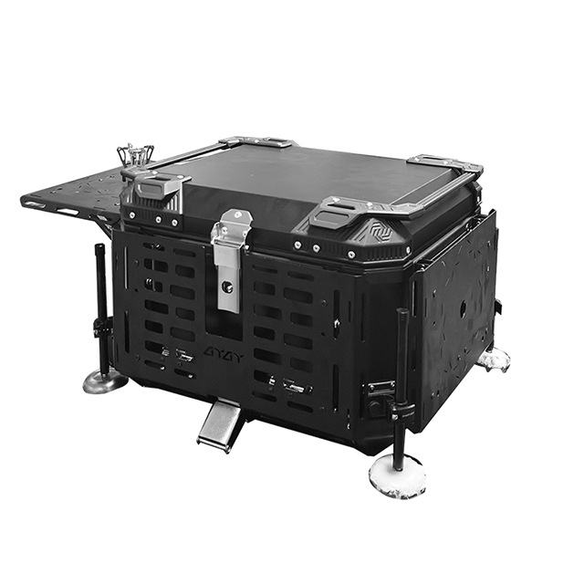 Multi-functional Aluminum Allo - Outdoor Adventure Table With Storage ulasan dan harga
