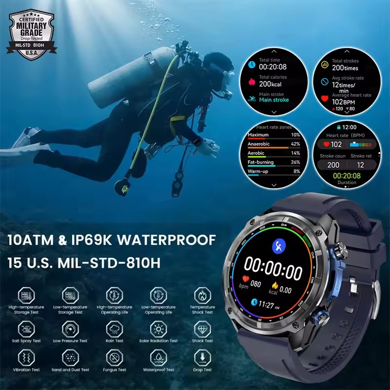 New Adventure GPS Men Smart Wa - Outdoor Adventure Hours ulasan dan harga